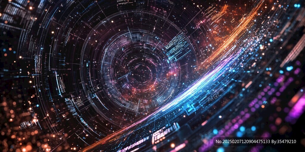 元宇宙科技背景素材