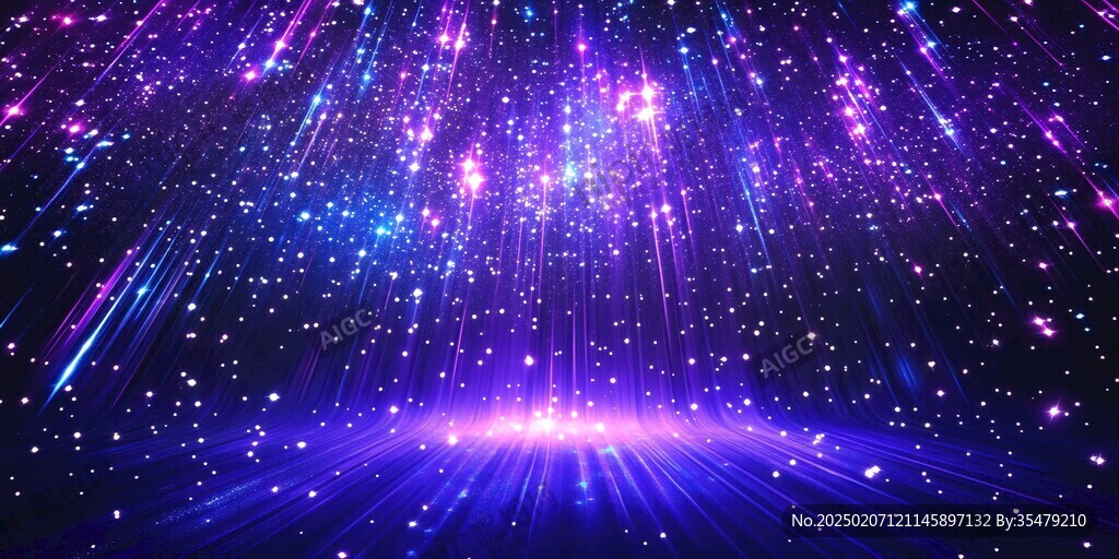 絢麗星光舞臺背景