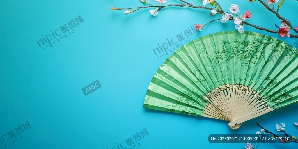梅花折扇