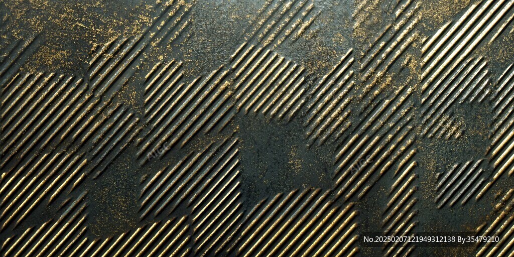蝕刻金色紋理