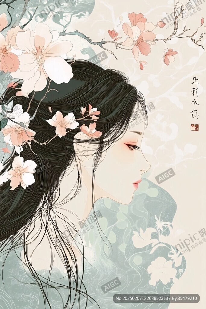 二十四節(jié)氣美人圖