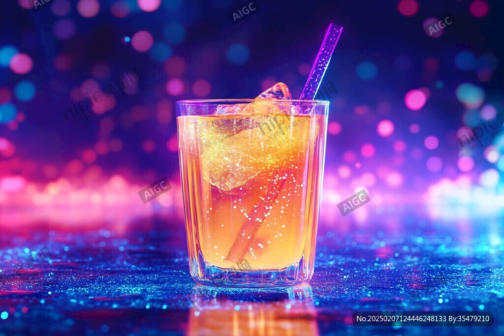 飲料杯夢幻背景