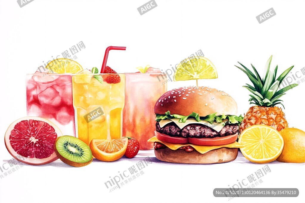 果飲插畫