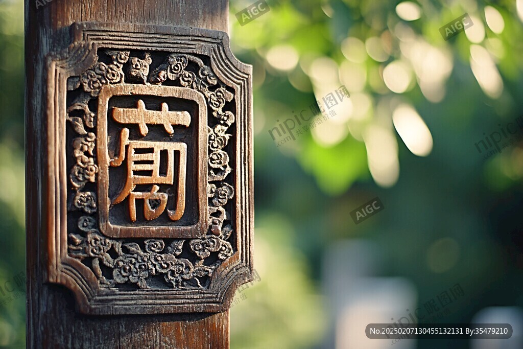 壽字木雕