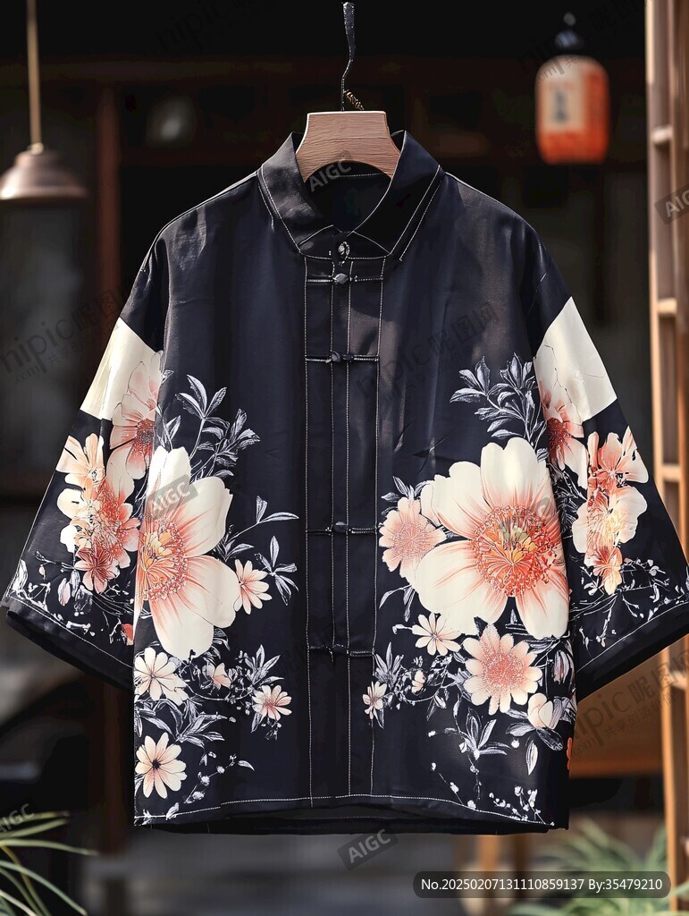 對(duì)襟女上衣