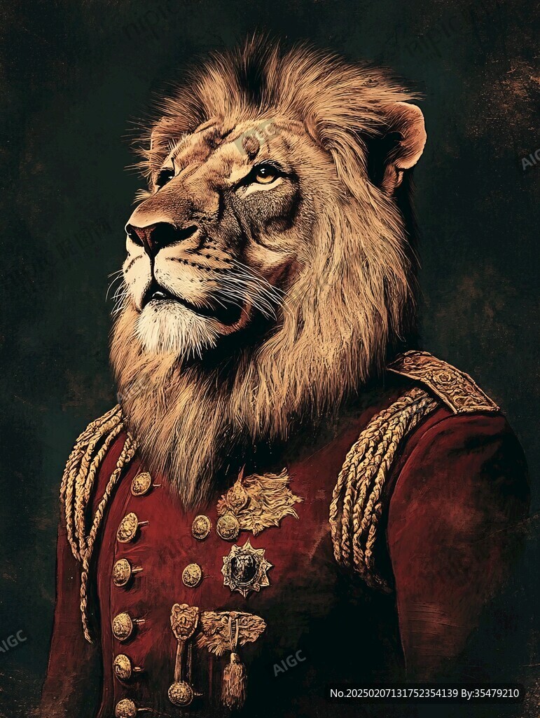 油畫獅王
