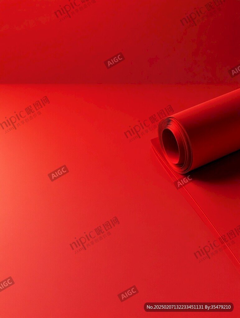 簡潔干凈紅色背景