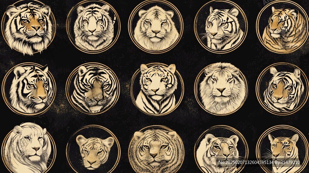 虎紋金牌