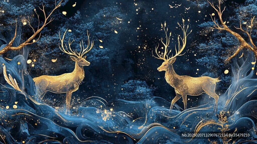 唯美夢(mèng)幻鹿