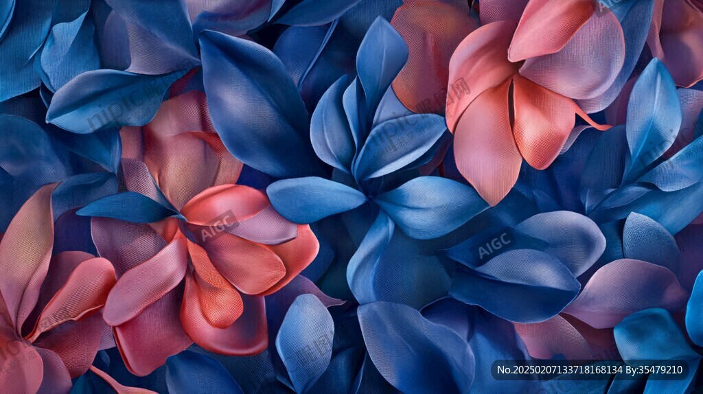 3d立體花壁紙