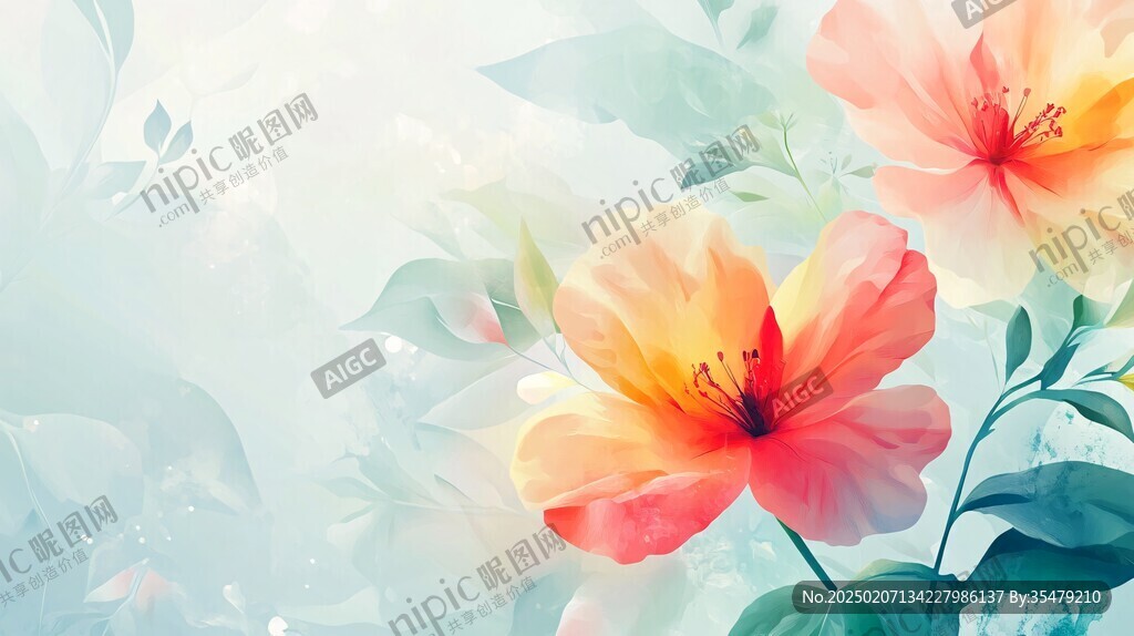炫彩花朵壁紙