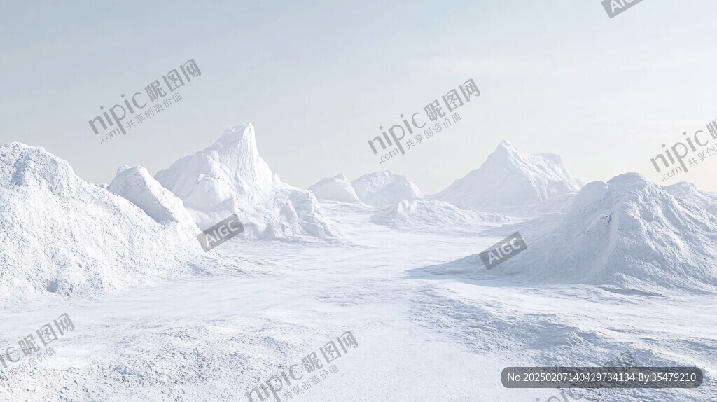 雪山大場景