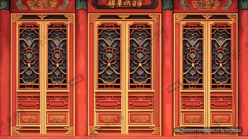 滿洲窗素材