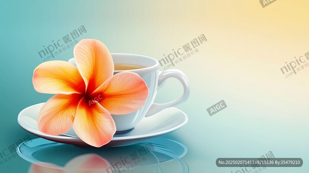 咖啡杯花瓣