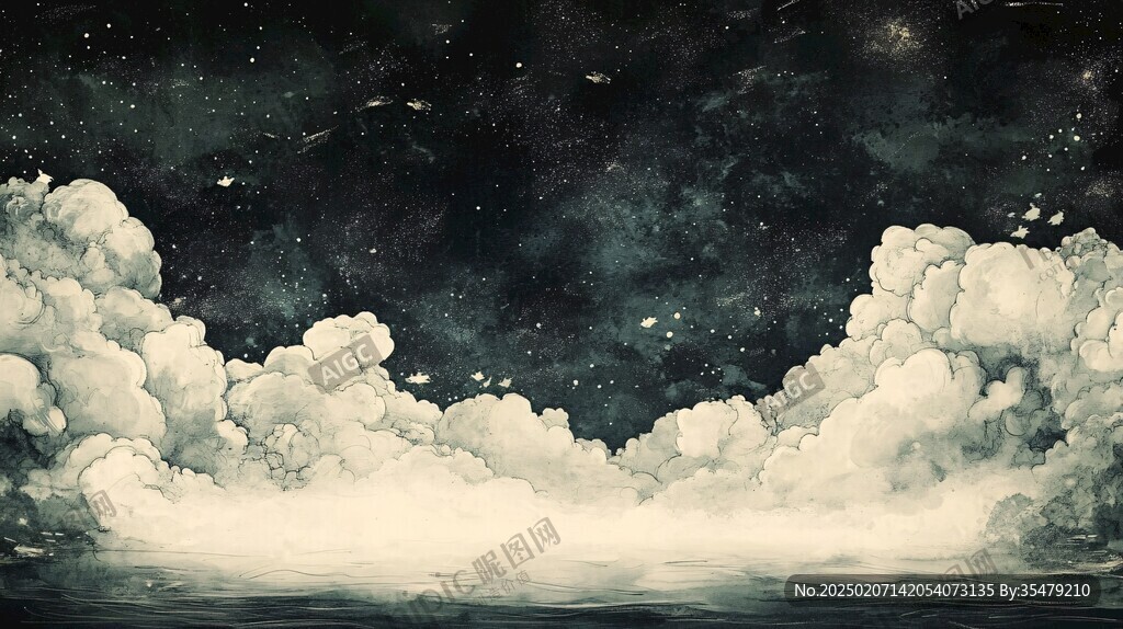 星云海報背景