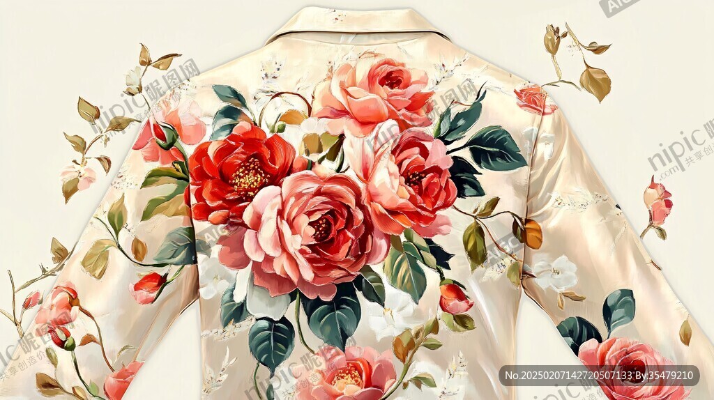 服裝數(shù)碼印花花卉素材