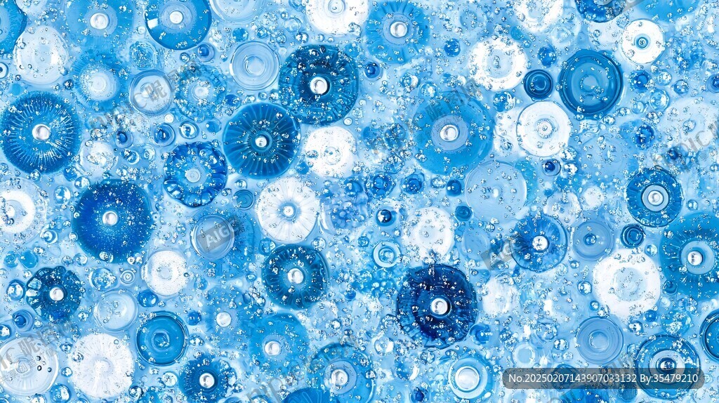 水中的藍(lán)莓