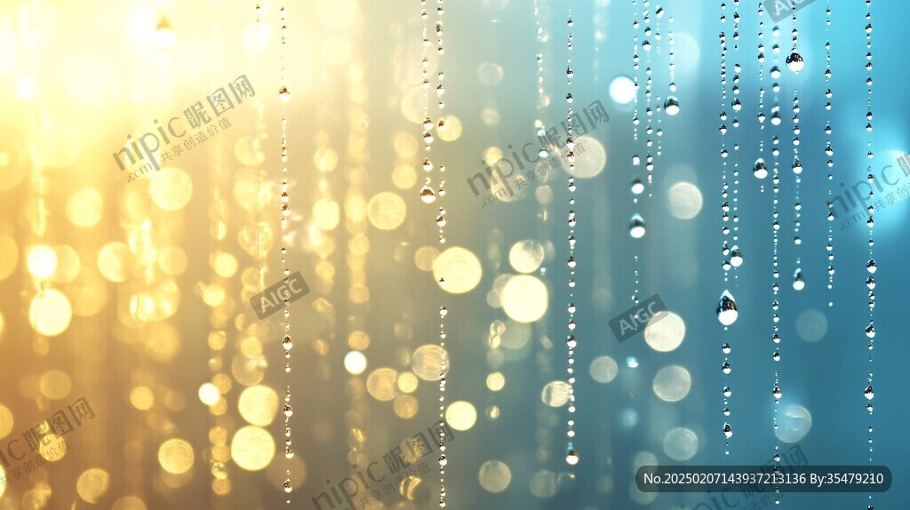 玻璃雨滴壁紙