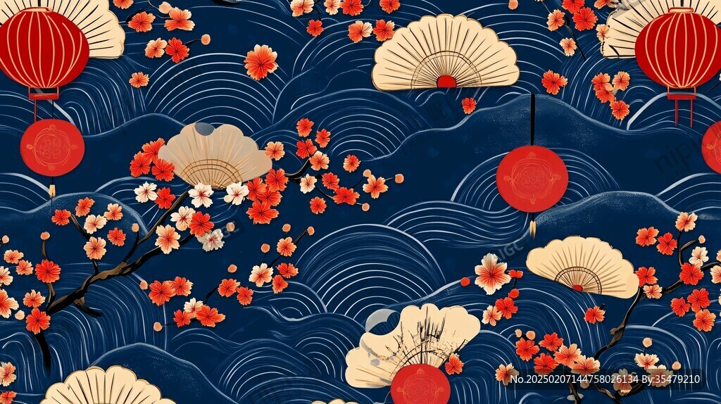 節(jié)日插畫底紋