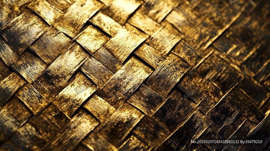 金色材質(zhì)金瓷片壁紙