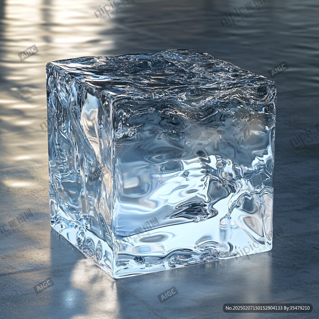 3d冰塊效果圖
