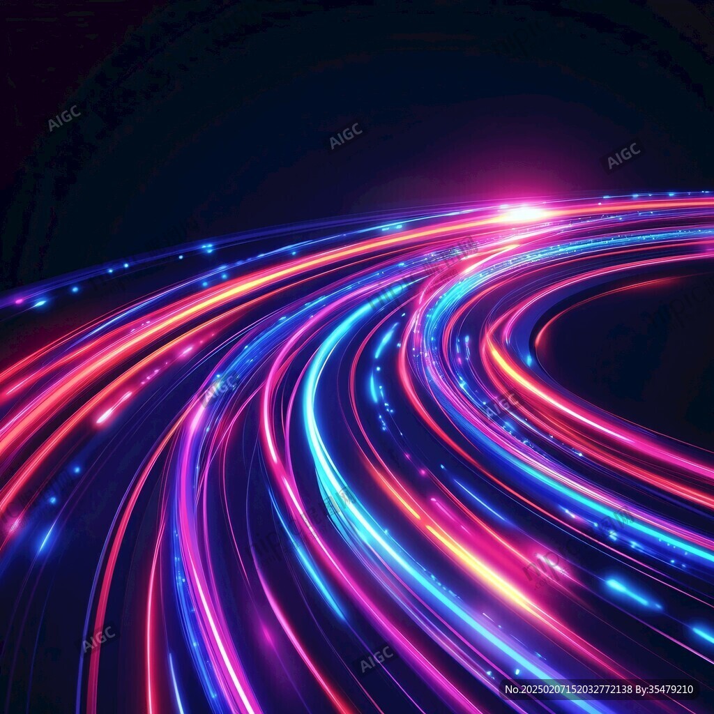 軌跡炫彩背景