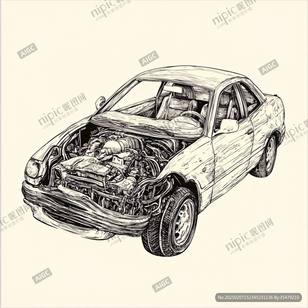 線描汽車(chē)