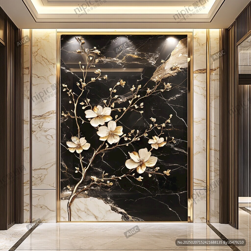 電梯間裝飾畫(huà)壁畫(huà)