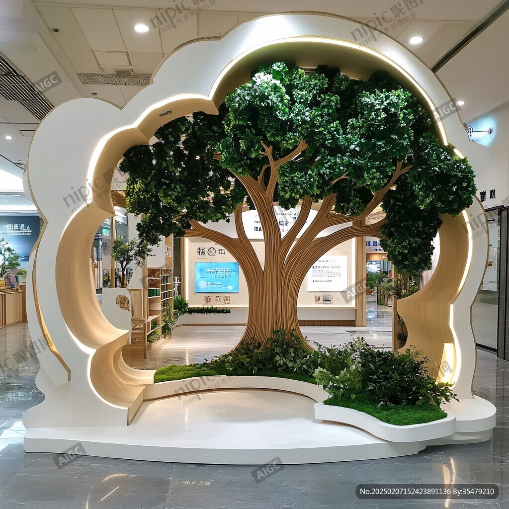 樹造型展臺