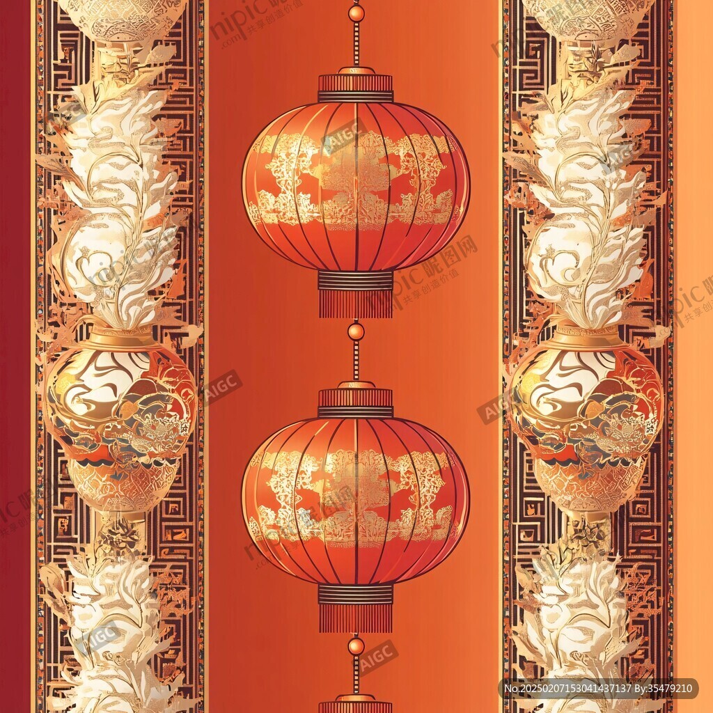 燈籠裝飾圖案