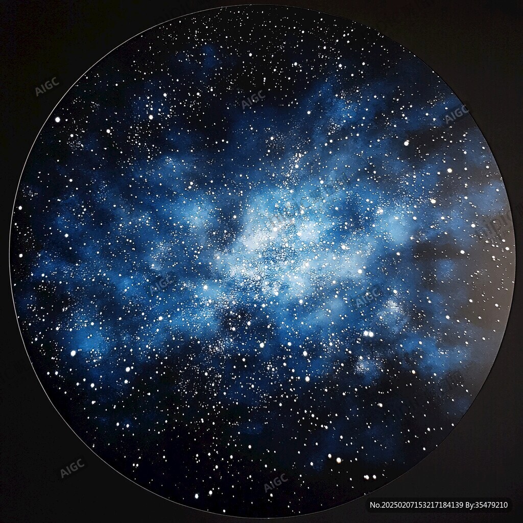 抽象寫意星辰大海