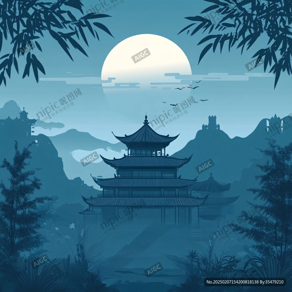 黃鶴樓插畫(huà)