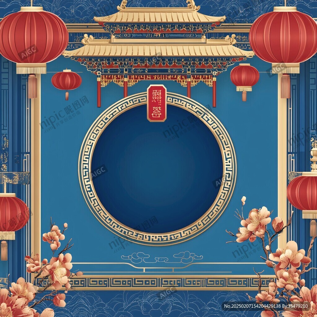 元宵節(jié)合景框
