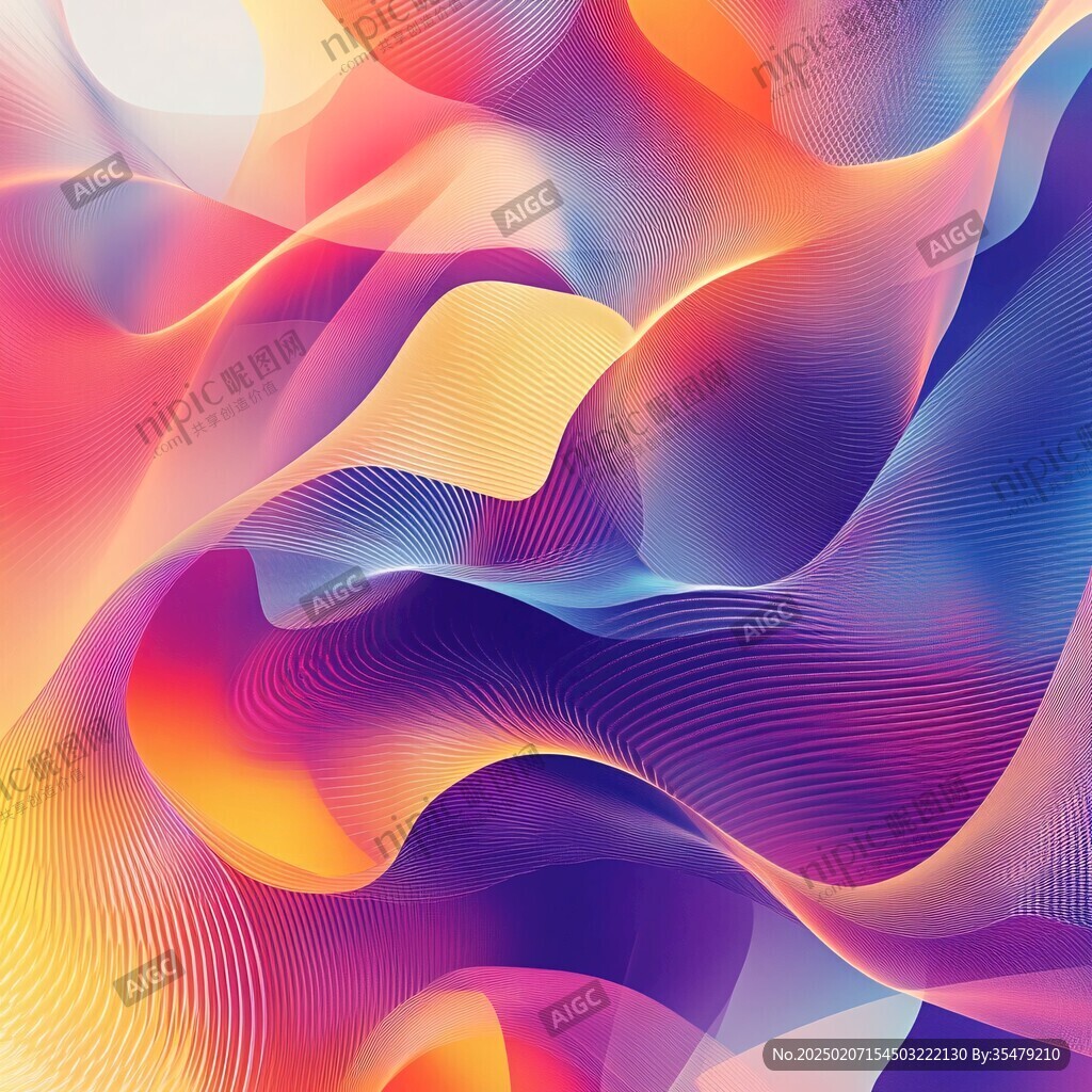 肌理彩色流體背景