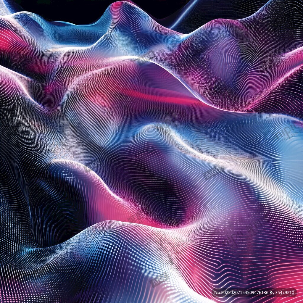 幻彩流體抽象線條背景