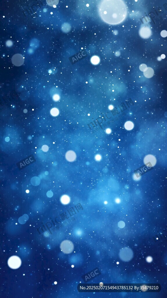 藍色唯美星光