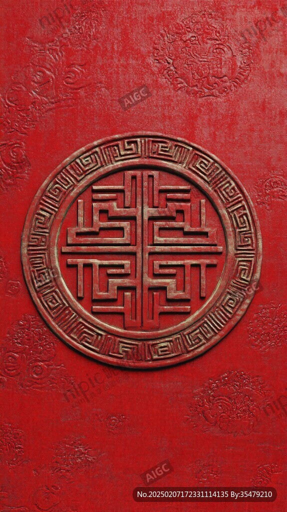 壽字浮雕門板