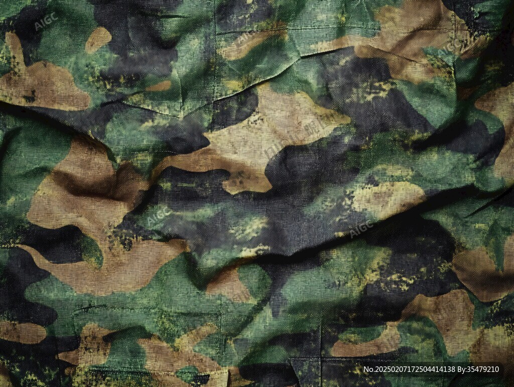 綠色迷彩紡織服裝