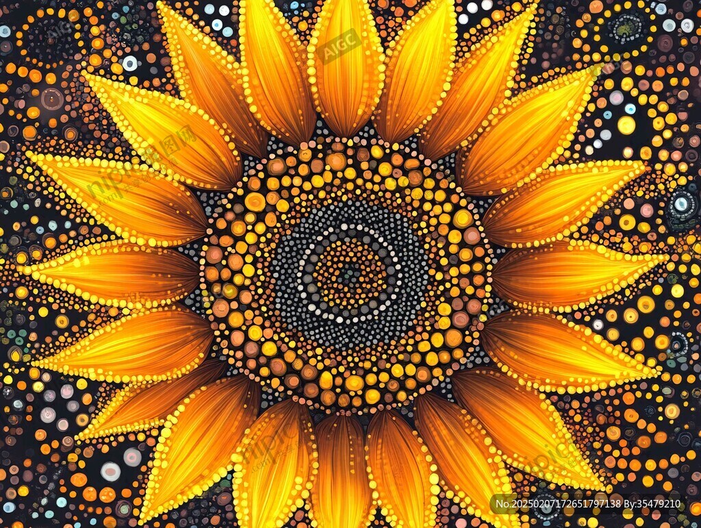 太陽花壁畫