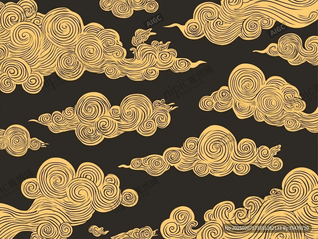 金龍云紋