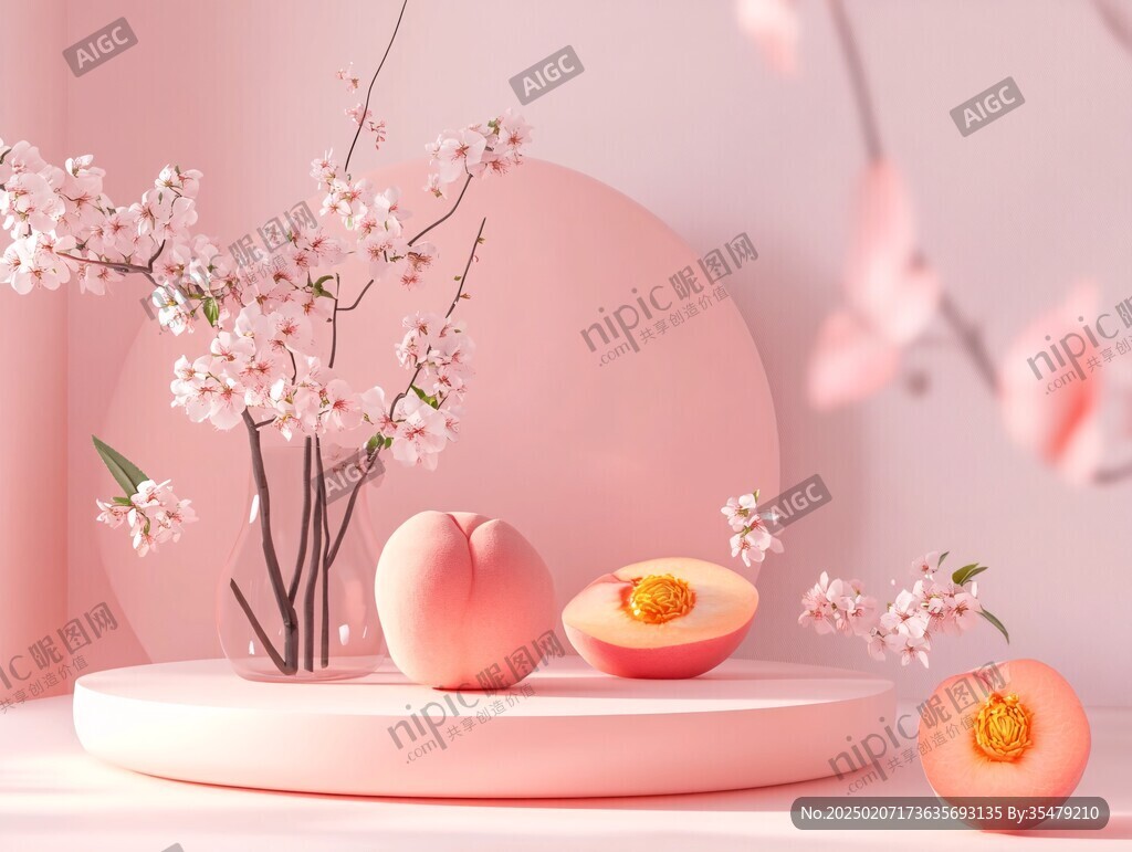 桃花節(jié)擺件設(shè)計(jì)