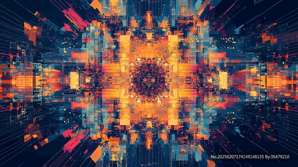匯聚沖擊力背景