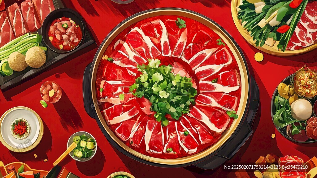 火鍋背景棚拍