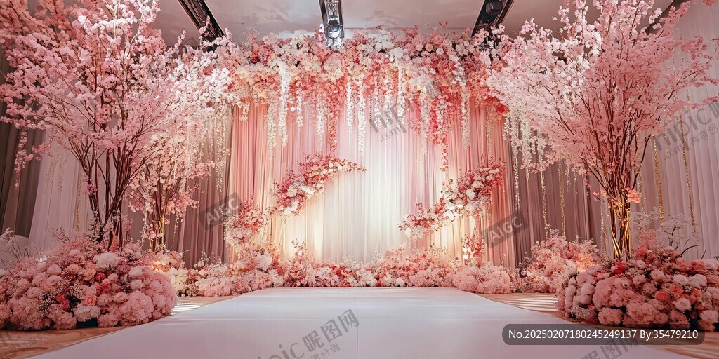 橘粉色ins風(fēng)婚禮