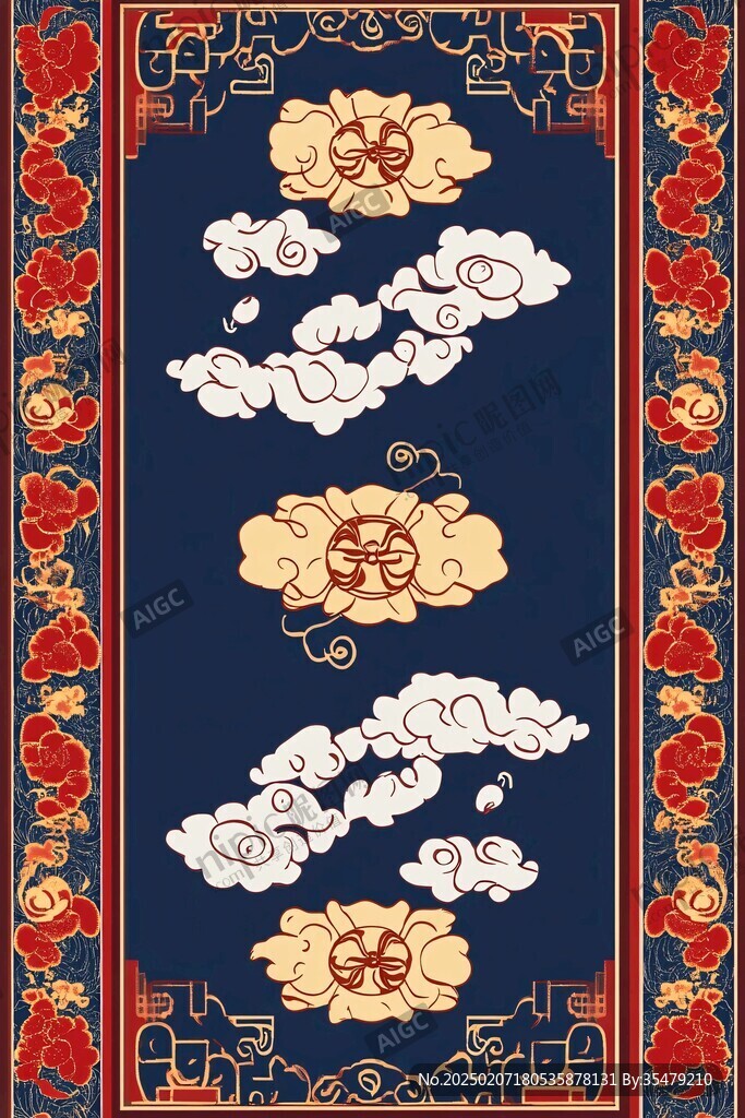 底圖底紋清宮圖案設計