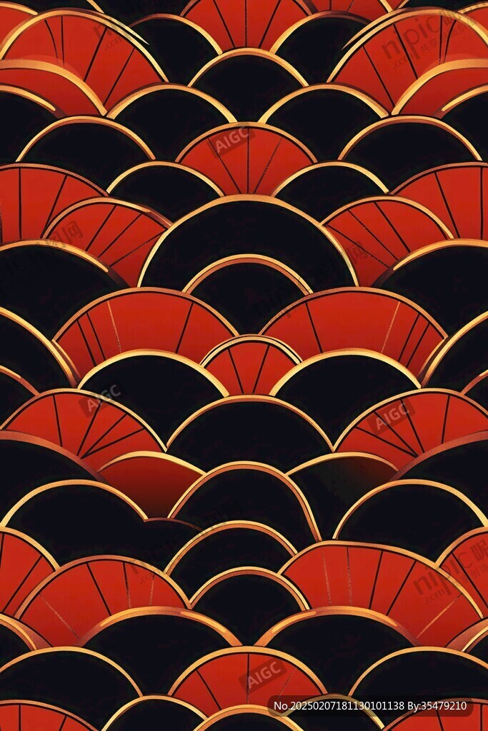 傳統(tǒng)海浪紋
