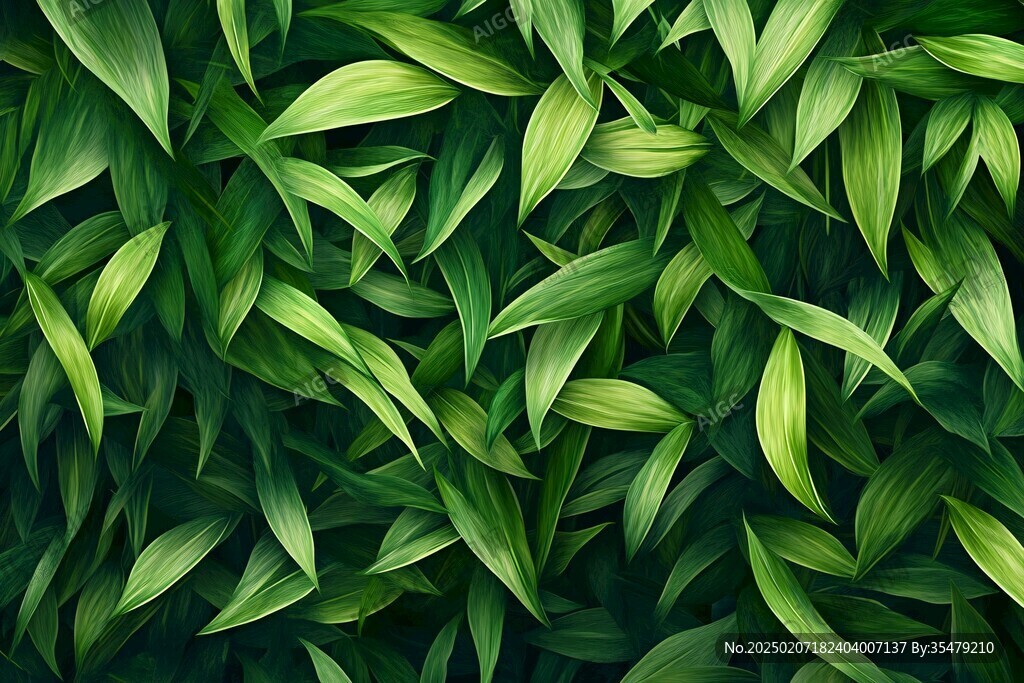 綠葉綠植背景素材