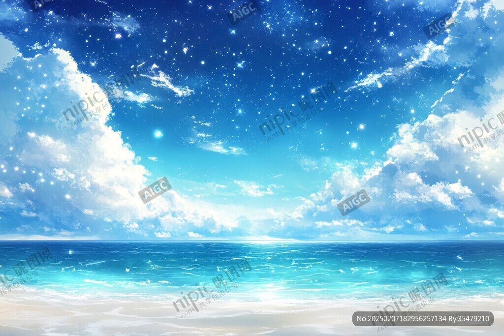 動(dòng)漫海邊