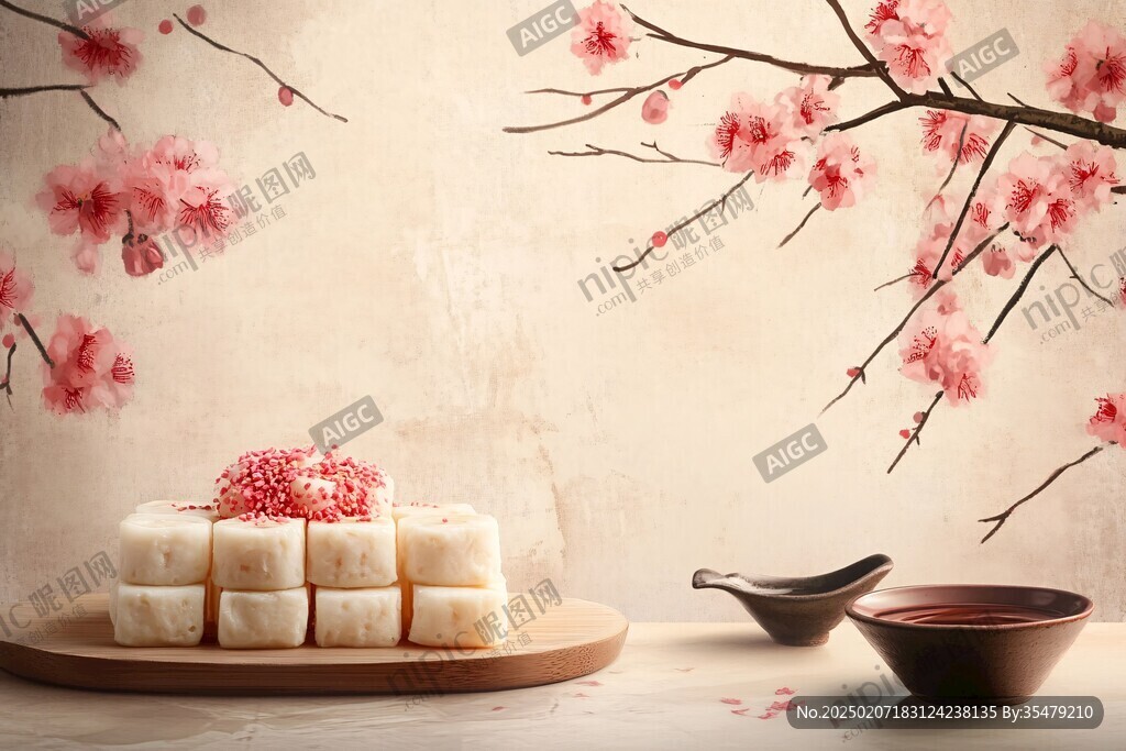 桃花酥中式糕點