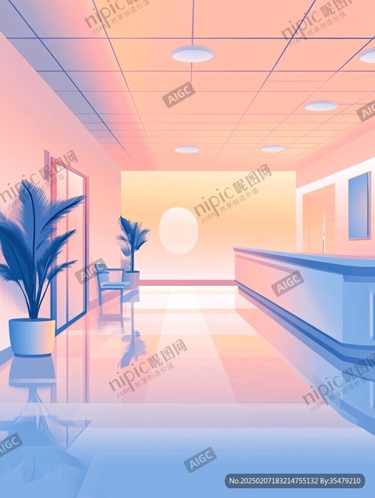 插畫醫(yī)院
